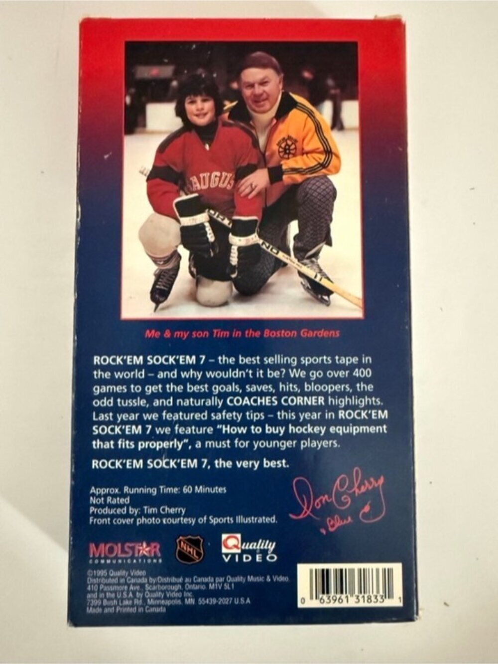 Don Cherry Rock’em Sock’em 7 VHS (1995) NHL Hockey Highlights - Picture 3 of 12
